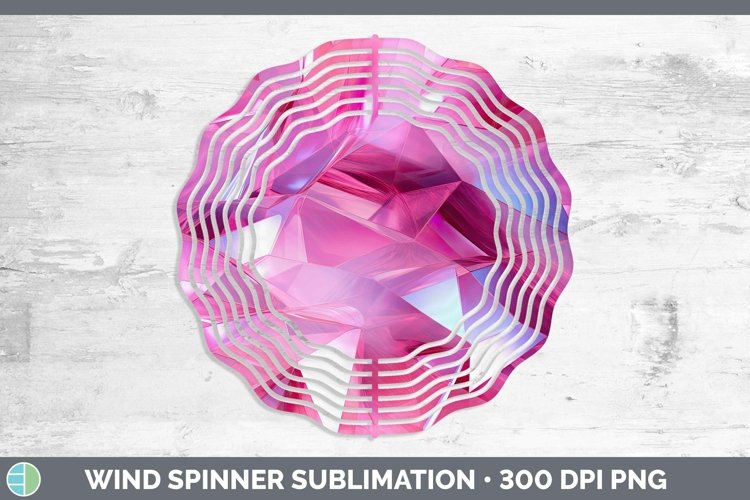 GorgeousHolographic Wind Spinner design.