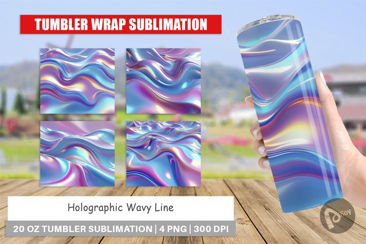 Tumbler Wrap Holographic Waves