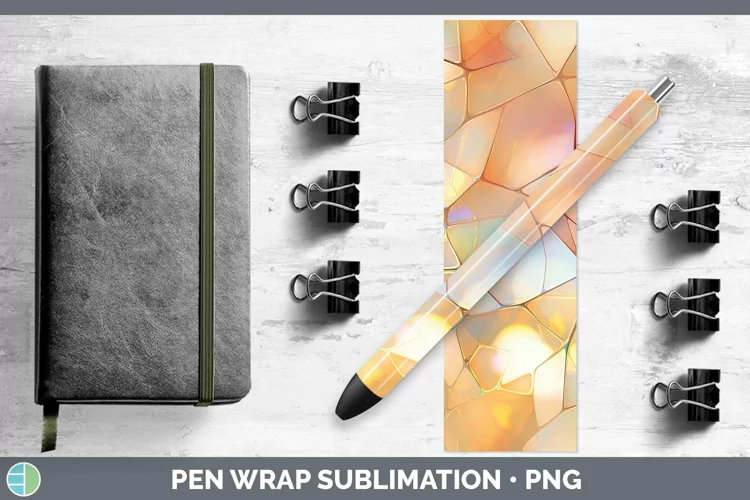 Holographic White Pen Wrap Sublimation Epoxy Pen Designs