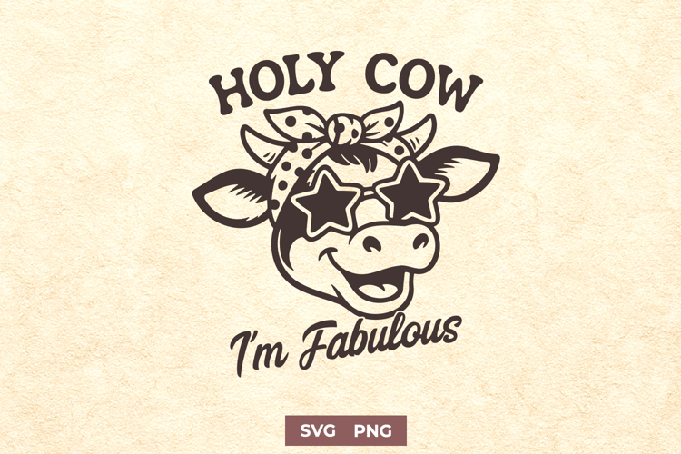 Cute Cow Svg Image 3