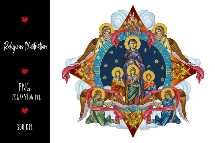 Holy Sophia Religious Illustration