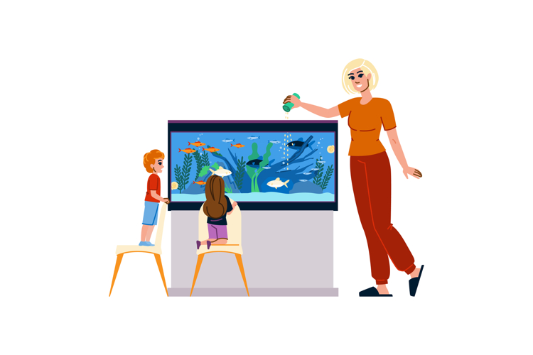 tank home aquarium vector