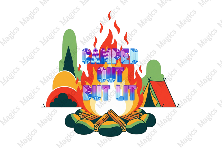 Happy Camper Clipart Image 8