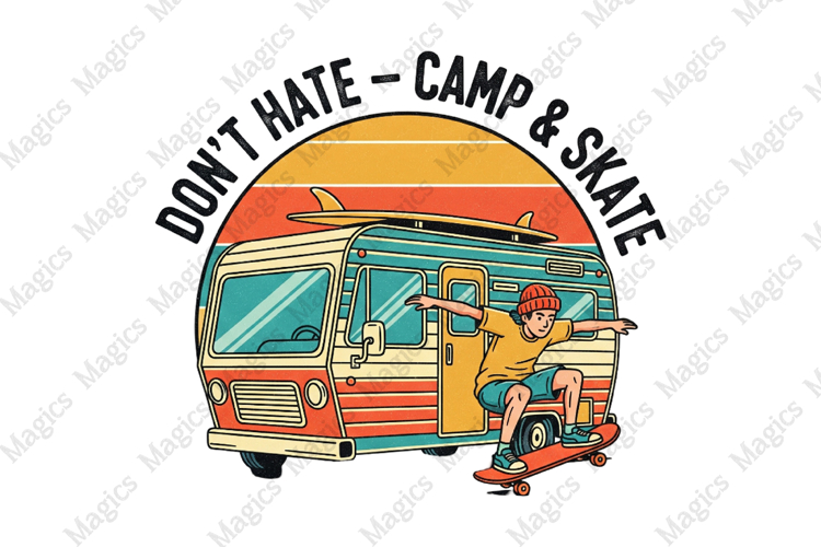 Happy Camper Clipart Image 5