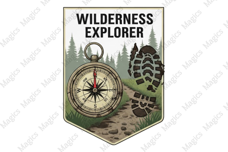 Wilderness Explorer | Camping PNG | Camper Sublimation