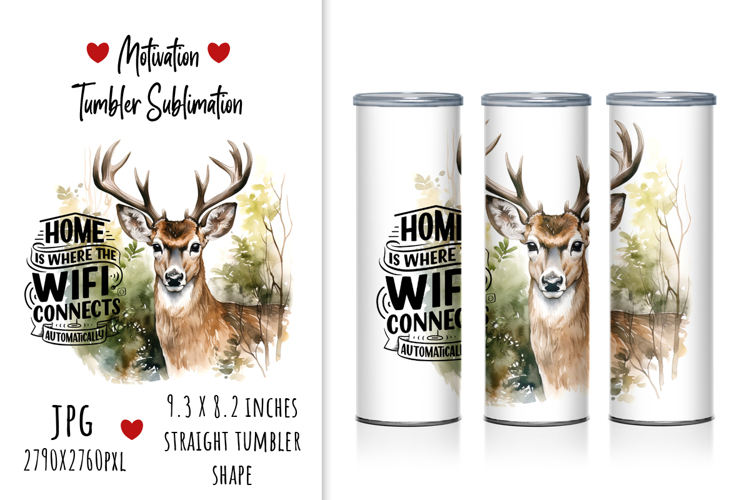 "Home is Where the WIFI Connects Automatically" Tumbler