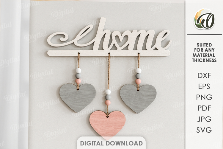 Home Decor Laser Cut. Wall Decor SVG