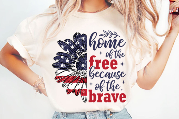 Home of the Free Svg Design