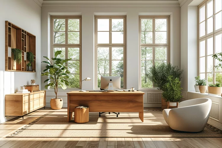 Minimalist Scandinavian Interior Home Office