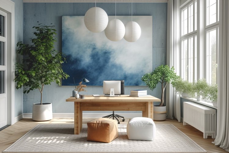 Minimalist Design with Desk & Frame example image 1