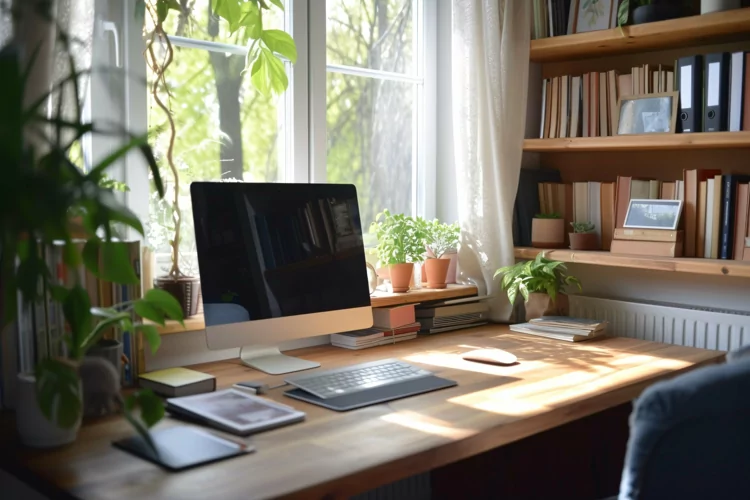 Minimalist Design with Desk & Frame