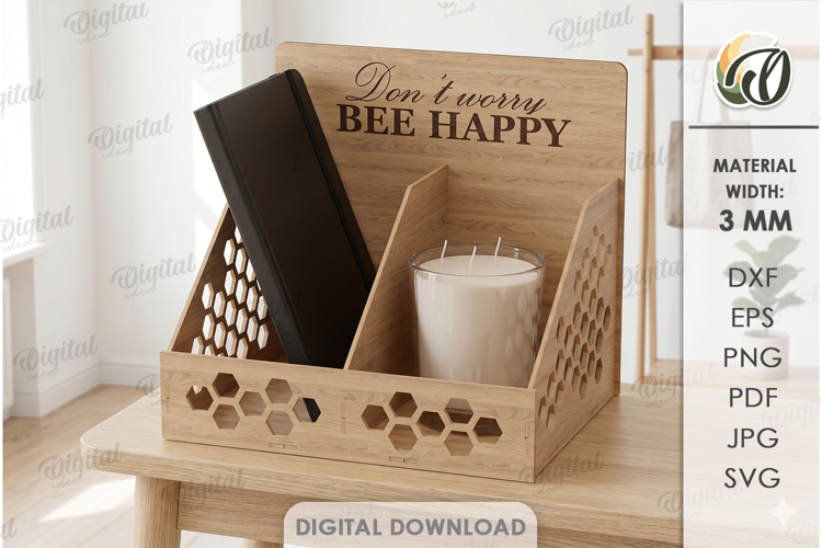 Home Organizer Laser Cut. Storage Box SVG