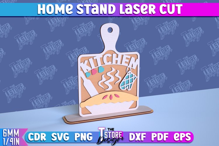 Home Stand Design | Table Stand | Decorative Sign | CNC File