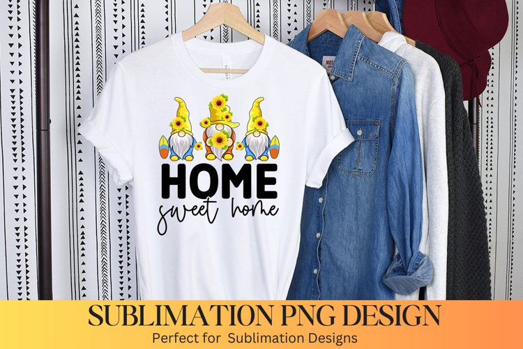 Home sweet home - Sunflower Sublimation Design