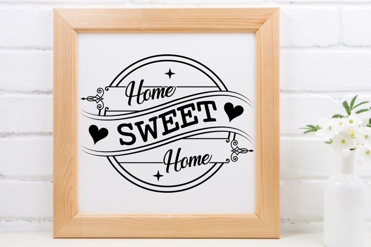 Home sweet home SVG, Farmhouse SVG Design Bund