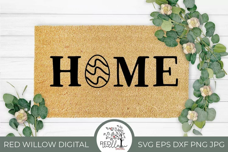 Home Welcome Mat | Easter SVG