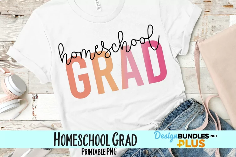 Homeschool Grad Sublimation PNG