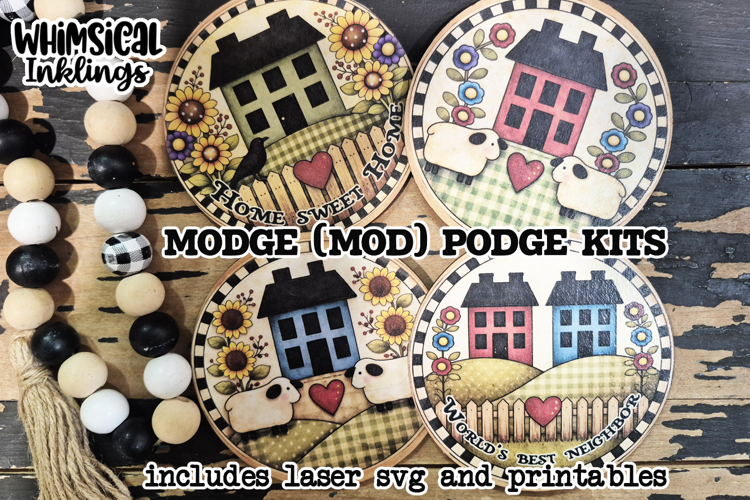 Home Sweet Home Magnets Modge Podge SVGs and Printables