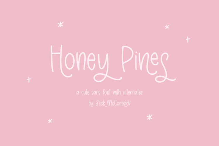Honey Pines Sans Font