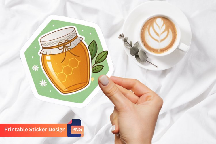 Honey Jar Clipart Image 16