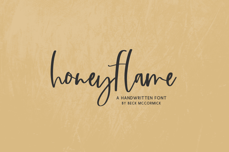 Honeyflame Script Font