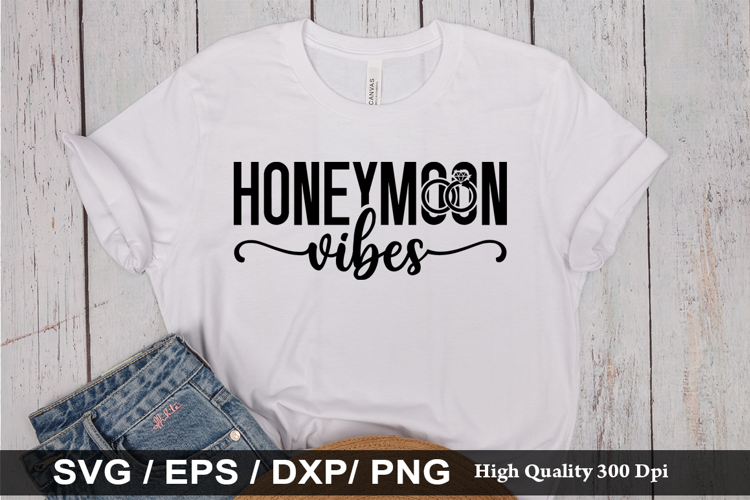 Honeymoon Vibes - Funny Husband SVG Design