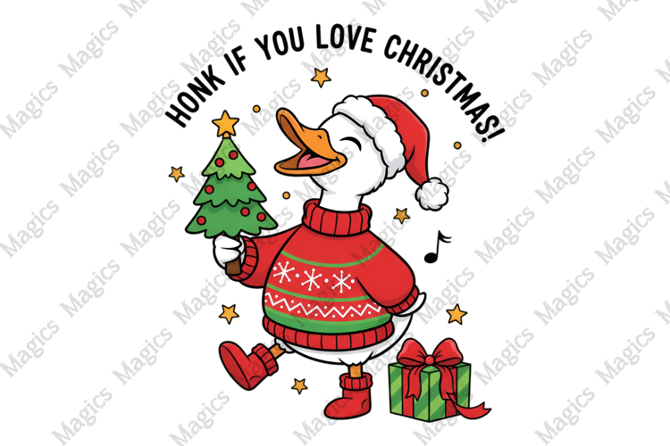 Honk If You Love Christmas Png