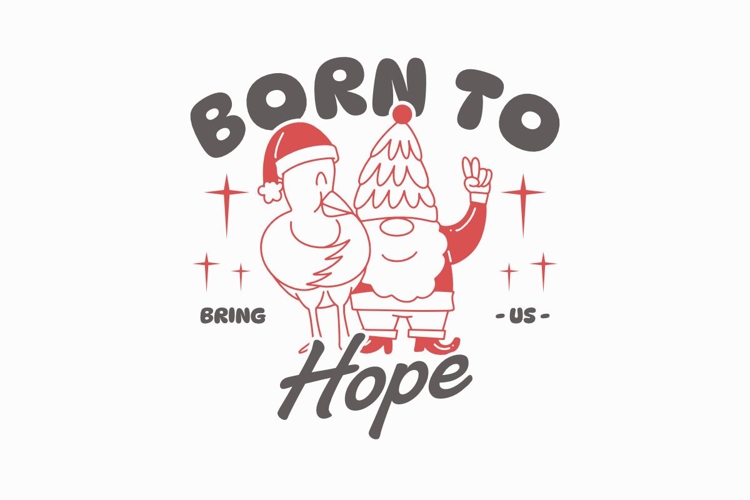 Born To Bring To Hope Christmas Funny T-shirt