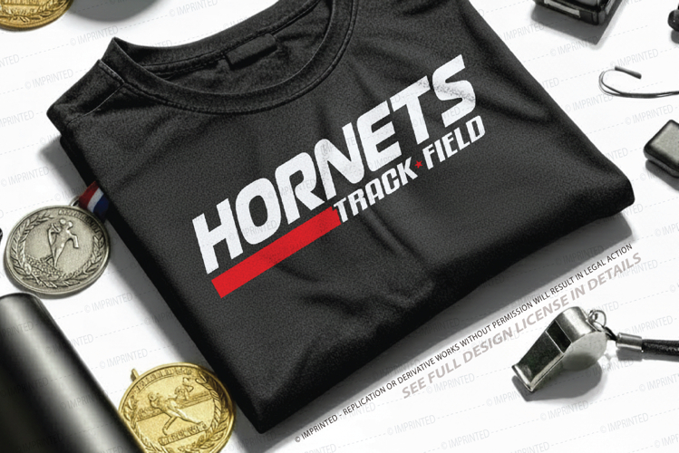 Hornet Track and Field SVG