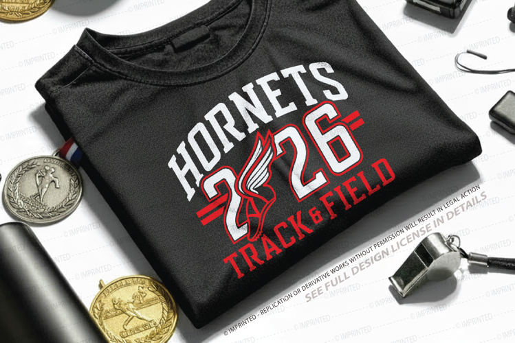 Hornet Track and Field SVG