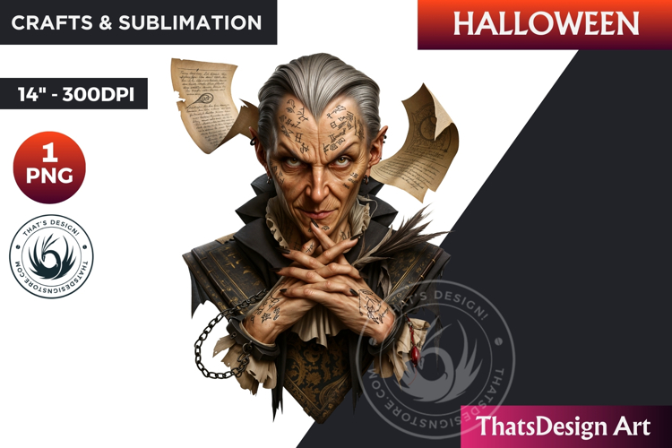 Horrific Halloween Witch Clipart, spooky Bad witch PNG