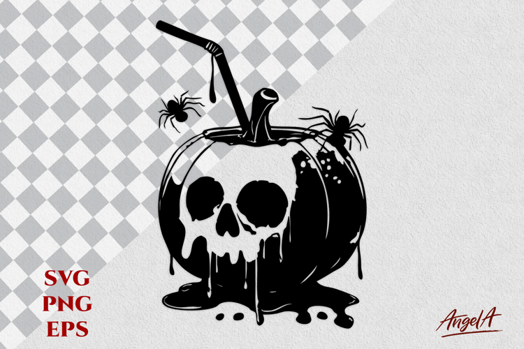  Scary Pumpkin Face SVGs Image 6