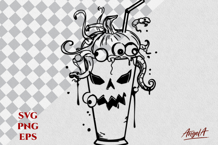  Scary Pumpkin Face SVGs Image 4