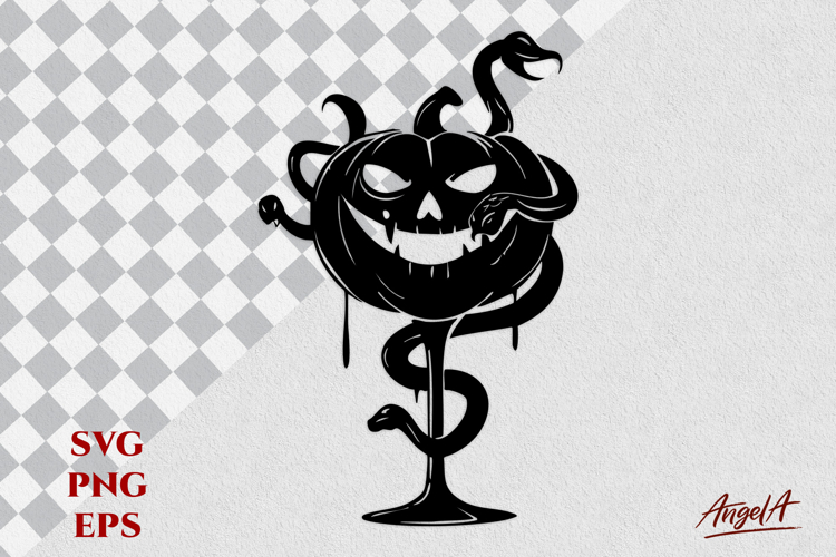  Scary Pumpkin Face SVGs Image 2