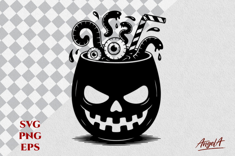  Scary Pumpkin Face SVGs