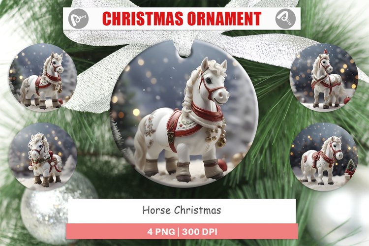 Christmas Ornaments Horse Christmas