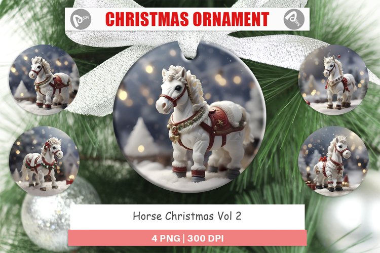 Christmas Ornaments Horse Christmas