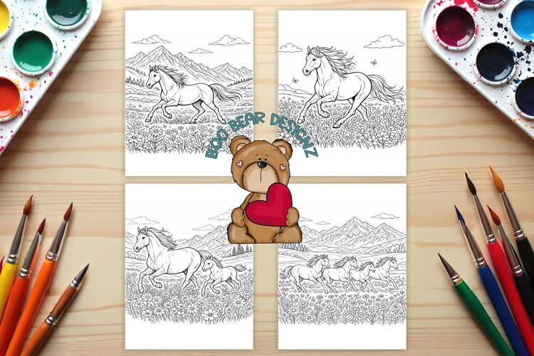 Horse Coloring Pages