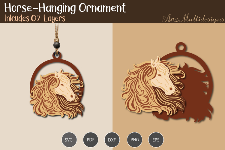 Hanging Horse Ornament