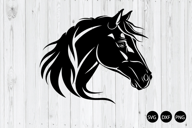 Horse Head SVG, Horse Silhouette SVG, Horse SVG
