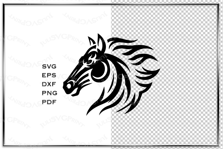 Horse Head Clipart Image 4