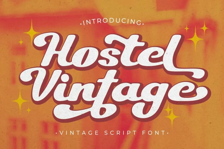 Hostel Vintage - Vintage Script Font