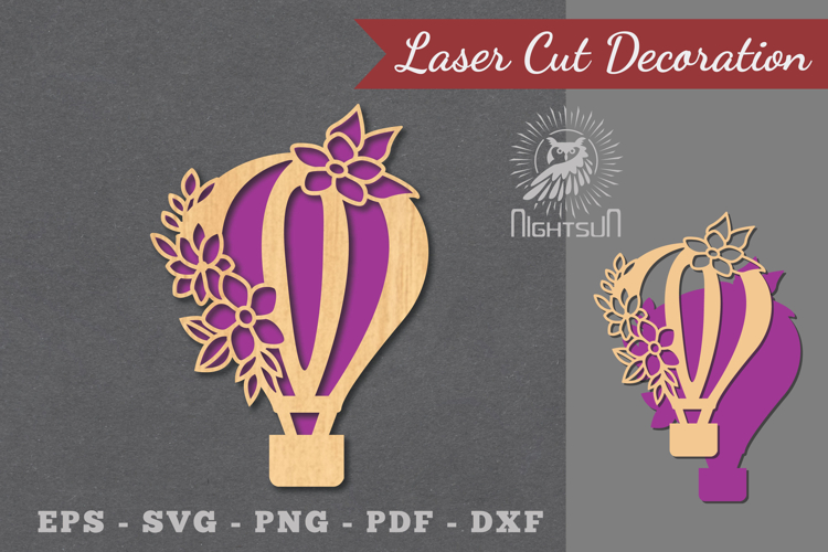 Hot Air Balloon Silhouette Image 23