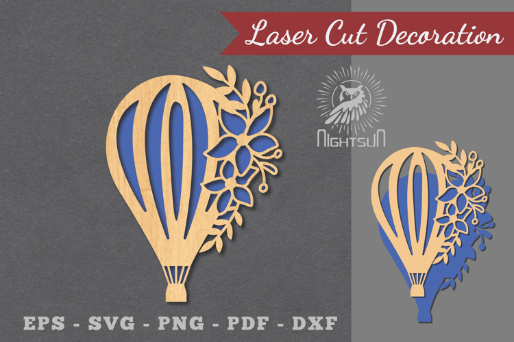 Hot Air Balloon Silhouette Image 22