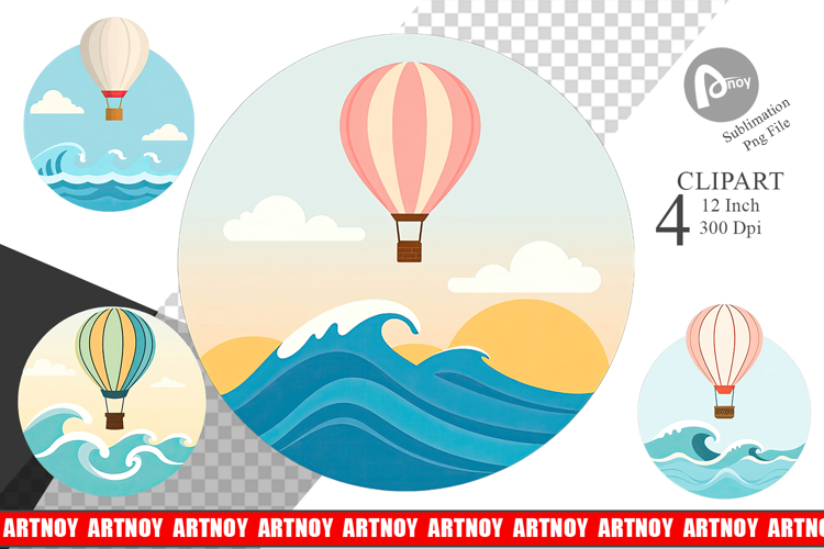 Hot Air Balloon Png Image 20