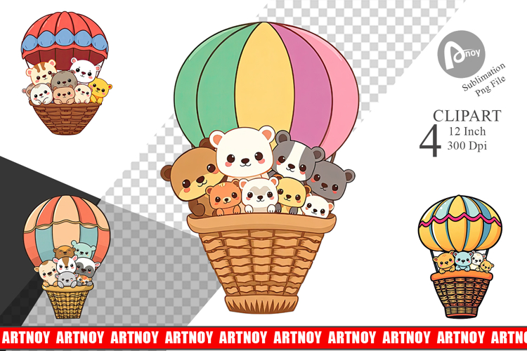 Hot Air Balloon Png Image 13