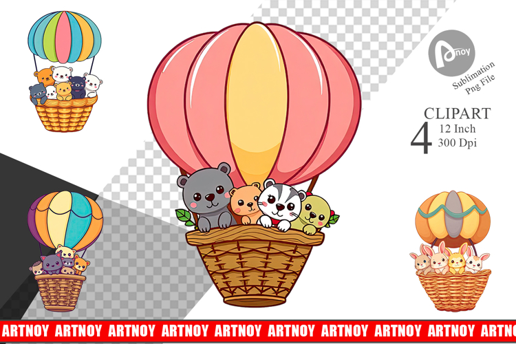 Hot Air Balloon Png Image 3