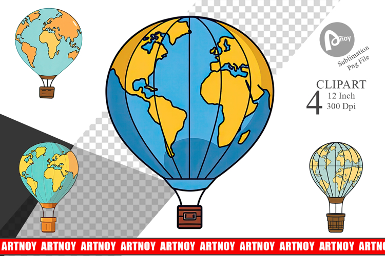 Hot Air Balloon Png Image 11