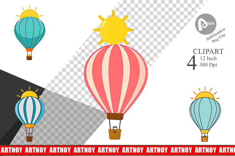Hot Air Balloon Png Image 9
