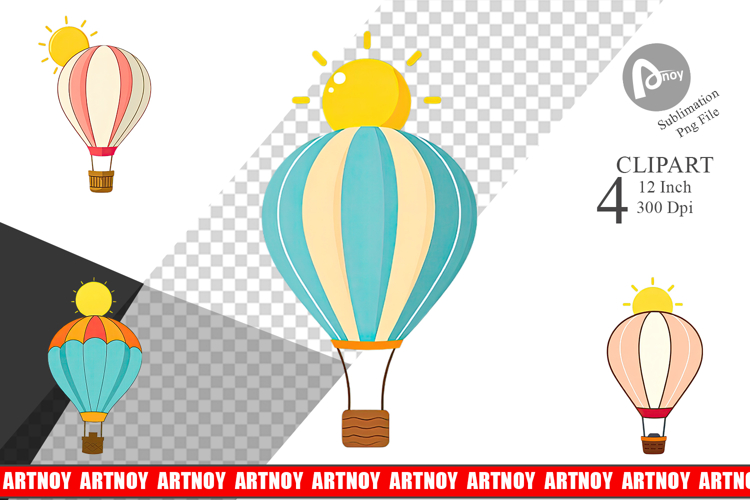 Hot Air Balloon Png Image 16